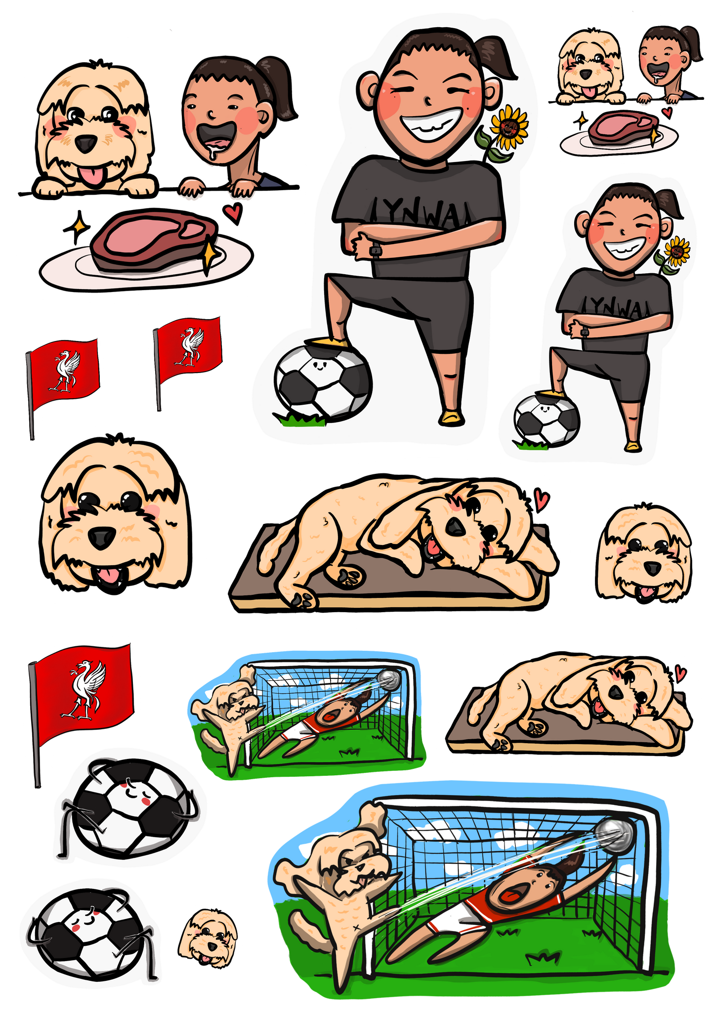 custom sticker sheet