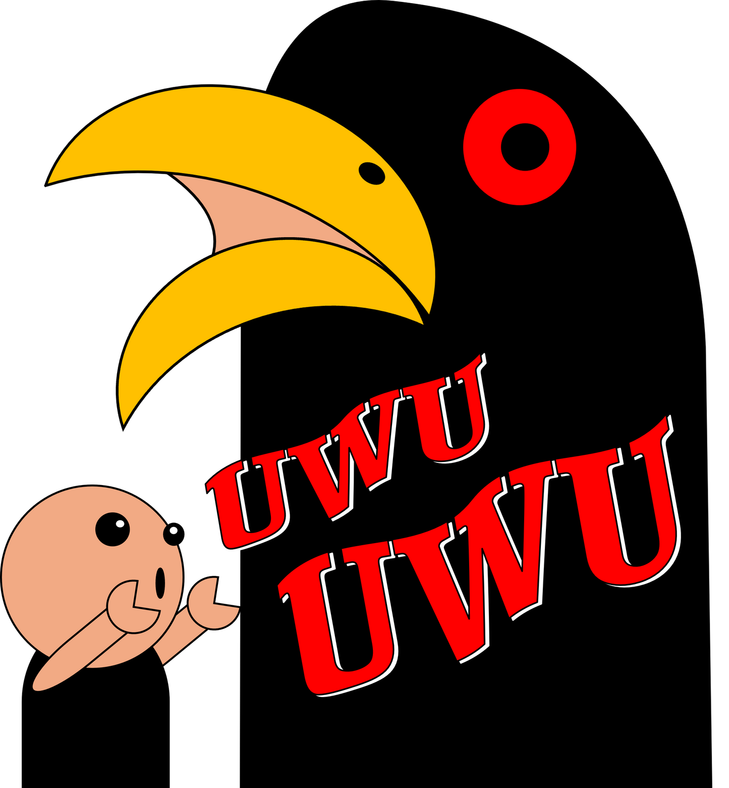 uwu birb club (short sleeve t-shirt)