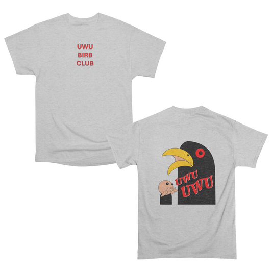 uwu birb club (short sleeve t-shirt)